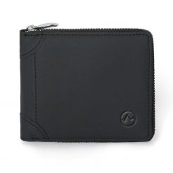 TAHAN RFID-Blocking Leather Zip Wallet, rfid-blocking, rfid blocking wallet, rfid wallets for men, rfid card holder, rfid leather wallet, mens leather wallet