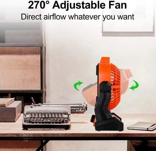 X2 Rechargeable Camping Fan with LED Lantern, PTT Outdoor, X2 Rechargeable Camping Fan with LED Lantern 6,