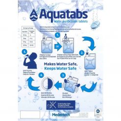 AQUATABS WATER PURIFICATION TABS 8.5MG 5X10S 02