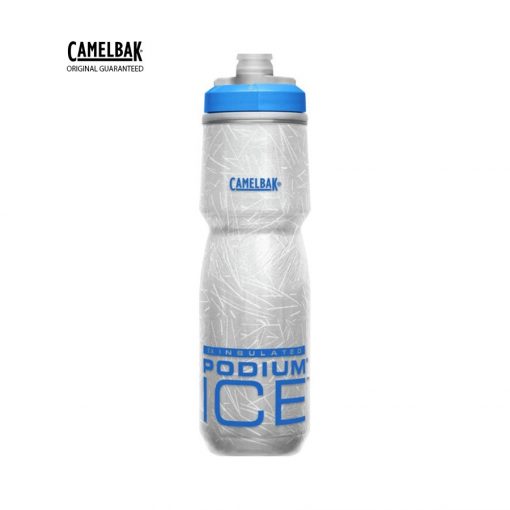 CAMELBAK Podium Ice Bottle 21OZ, ice, ais, cold longer, keep cold, botol, ice storage, flask, blade, botol, cup, strawlees, BPA fee, plastic, running botol