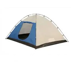 HIGH PEAK Tent Texel 4 double skin dome, stop, rain, outdoor, side wing, seam taped, dual entry, mesh door, polyester, sunscreen, ground sheet, flysheet, fiberglass, PE, inner tent, steel