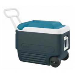 IGLOO Maxcold Roller 40 QT (38L) Cooler, ice boag, ice box, cooler trolley, troli cooler, peti ais, peti sejuk, camping cooler pack, igloo cooler, cooler coway, cool, cold water storage, ice cooler, peti ais, peti sejuk, cooling effect, keep cold, keep cool