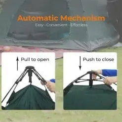 Instant Pop-up 2P Camping Tent, pop up tent, best pop-up tent, instant up tent, 4 man tent, beach tent, khemah, convenient, comfortable, breathble oxford tent, uv protection tent, sun screen, windprood, flysheet, outer tent, inner tent, 3 way tent, spacious space, large tent, family tent, easy tent, portable tent, lightweight tent, ringan, ruang, besar, canopy, Instant Pop-up 4P Camping Tent