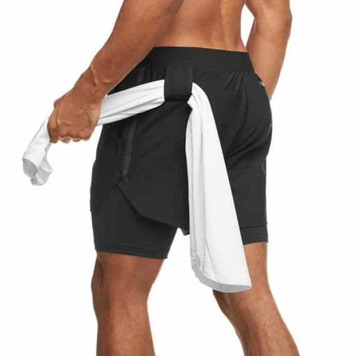 Men’s 2-in-1 Running Shorts with Liners, boardshorts, board shorts, beachwear, beach shorts, swim shorts, short pants, boxer, spendex