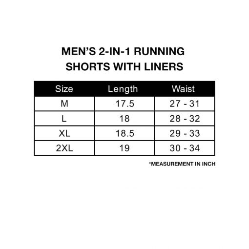 Men’s 2-in-1 Running Shorts with Liners, boardshorts, board shorts, beachwear, beach shorts, swim shorts, short pants, boxer, spendex