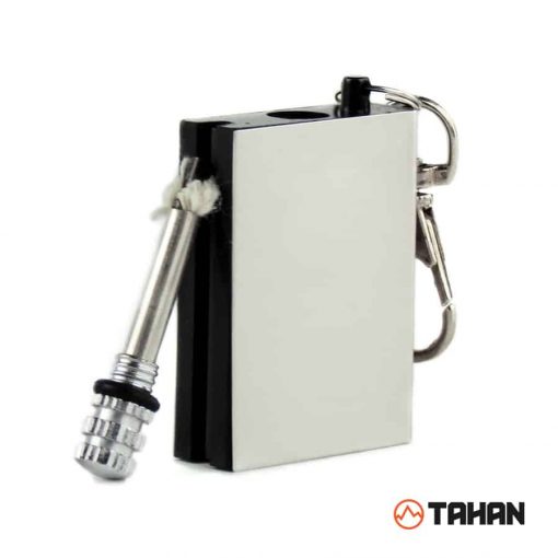 TAHAN Stainless Steel Flint Fire Starter, lighter, camping light, lilin, candle, api, camp fire, survival tools