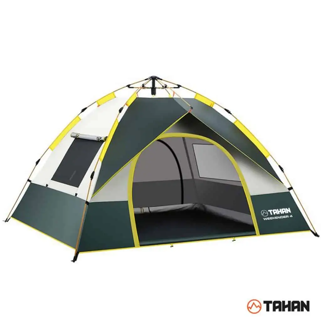 TAHAN Weekender Automatic Tent, khemah, 2 person, 3 person, 4 person, camping, travel, family, foldable, easy set up tent, ease, easily, instant, instantly, setting