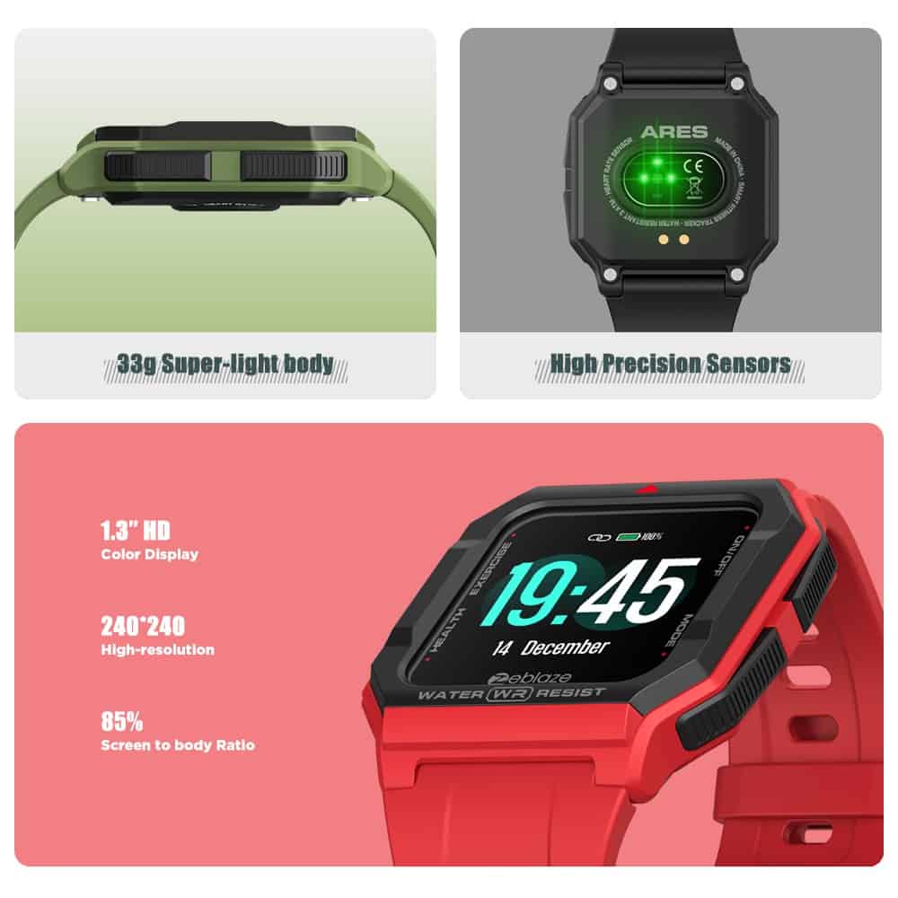 ZEBLAZE Ares Fitness Tracker 10 ZEBLAZE Ares Fitness Tracker, smart watch, jam tangan pintar, android, ios, smartwatch apps, running watch, cycling watch, jam, watches, men watch, unisez watch, rubber silicon, apple watch, samsung watch, zeblaze, lenovo, oppo, waterproof, water resistance, resistant, outdoor watch, GTS 2, GTR, fun keep, compatible, lightweight