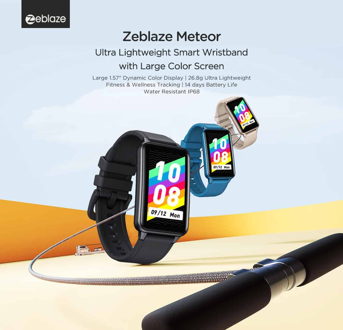 ZEBLAZE Meteor Smartwatch 13 ZEBLAZE Meteor Smartwatch, smart watch, jam tangan pintar, android, ios, smartwatch apps, running watch, cycling watch, jam, watches, men watch, unisez watch, rubber silicon, apple watch, samsung watch, zeblaze, lenovo, oppo, waterproof, water resistance, resistant, outdoor watch, GTS 2, GTR, fun keep, compatible, lightweight