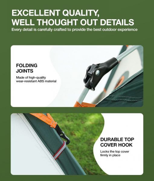 Instant Pop-up 6P Tent, PTT Outdoor, Instant Pop up 6P Tent 8 1,