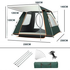 MobyPay x PTT Outdoor, PTT Outdoor, Instant Pop up 6P Tent SZ,
