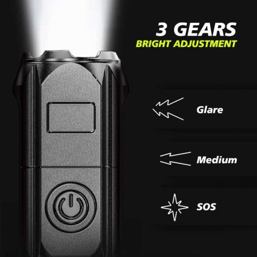 Rechargeable Tactical LED Flashlight 3