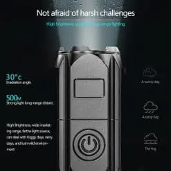Rechargeable Tactical LED Flashlight, PTT Outdoor, Rechargeable Tactical LED Flashlight 8,