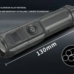 Rechargeable Tactical LED Flashlight, PTT Outdoor, Rechargeable Tactical LED Flashlight 9,