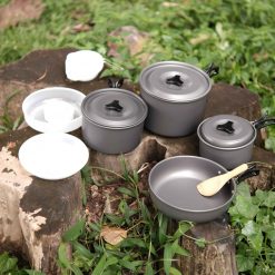 TAHAN Camping Cookware Mess Kit, camping and hiking, 5 pcs, cookware, utensils, camping cookware, camping cookware malaysia, best camping cookware, collapsible camping cookware, best camping cookware for open fire, travel, kitchen, periuk, tupperware, camping, cookware, camping, cookware, malaysia best camping cookware, collapsible camping, cookware best camping, cookware for open fire,