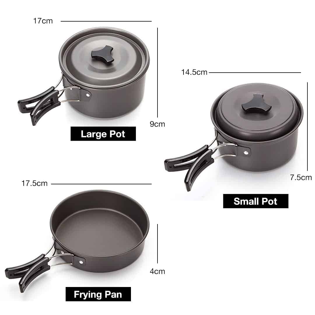 TAHAN Camping Cookware Mess Kit, camping and hiking, 5 pcs, cookware, utensils, camping cookware, camping cookware malaysia, best camping cookware, collapsible camping cookware, best camping cookware for open fire, travel, kitchen, periuk, tupperware, camping, cookware, camping, cookware, malaysia best camping cookware, collapsible camping, cookware best camping, cookware for open fire,
