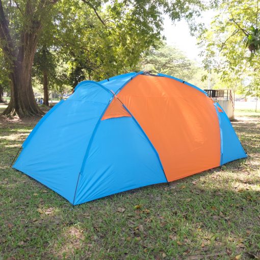 Camping Tent 3+ with Awning-style Vestibule, sleeping, resting