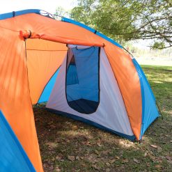 Camping Tent 3+ with Awning-style Vestibule, sleeping, resting