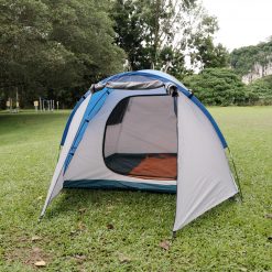 Double Layer Backpacking 4P Tent, 4 person tent, 4 men tent, backpacking tent, 4 men backpacking tent, best 4 person tent, khemah, family tent, big tent, big capacity tent