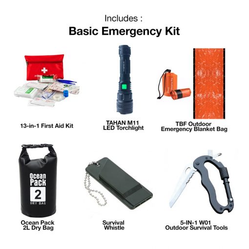 Disaster Survival Kit, Emergency Kit, Pre Flodod Kit, Post Flood Kit, Disaster Kit, Survival Kit, Multitools Kit, Aid Kit for Survival