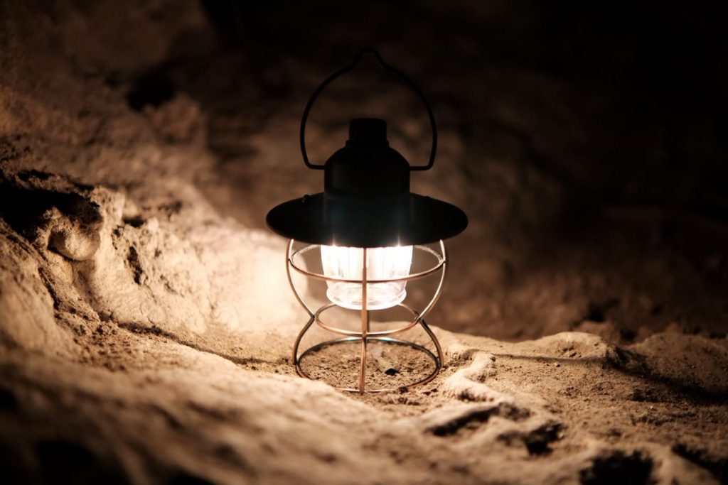 Best Gifts for Campers, PTT Outdoor, Retro Lantern with USB Rechargeable Power Bank,