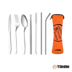 TAHAN 7 PCS Travel Utensils Set