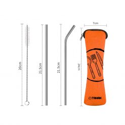 TAHAN 7 PCS Travel Utensils Set, PTT Outdoor, Tahan Cutlery Set 1 min,