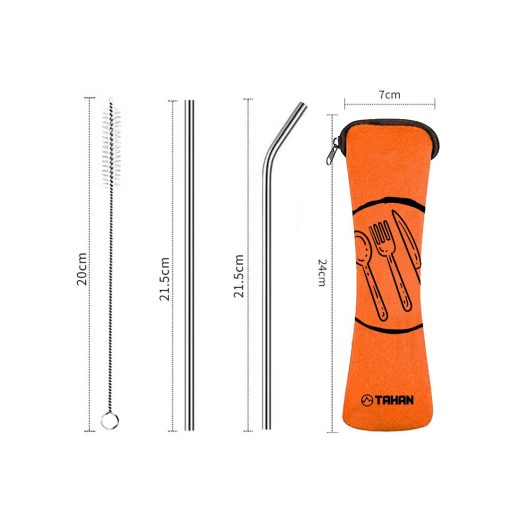 TAHAN 7 PCS Travel Utensils Set, PTT Outdoor, Tahan Cutlery Set 1 min,