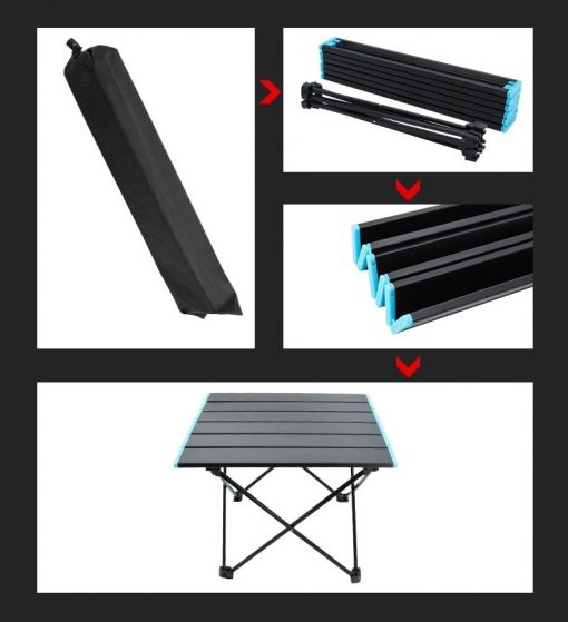 Ultralight Portable Camping Table, camping table, folding camping table, foldable table, foldable picnic battle, portable picnic bottle, meja picnic, meja camping, meja lipat, meja untuk camping, camping table, travel table, stainless steel foldable table