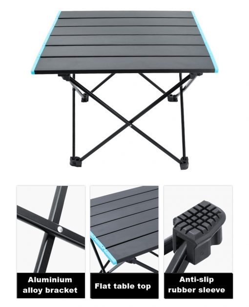Ultralight Portable Camping Table, camping table, folding camping table, foldable table, foldable picnic battle, portable picnic bottle, meja picnic, meja camping, meja lipat, meja untuk camping, camping table, travel table, stainless steel foldable table