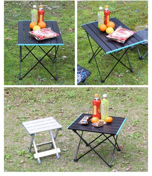 Ultralight Portable Camping Table, camping table, folding camping table, foldable table, foldable picnic battle, portable picnic bottle, meja picnic, meja camping, meja lipat, meja untuk camping, camping table, travel table, stainless steel foldable table