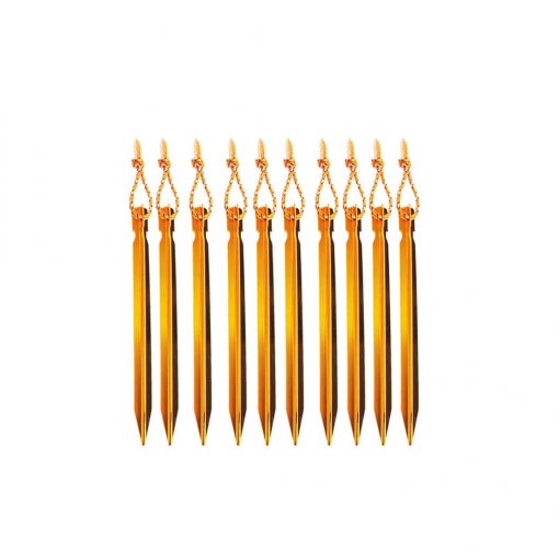 Ultralight Tent Stakes with Reflective Cord, tent stakes, tent pegs, best tent stakes, camping pegs, heavy-duty tent stakes, paku khemah, tent nail, tent peg