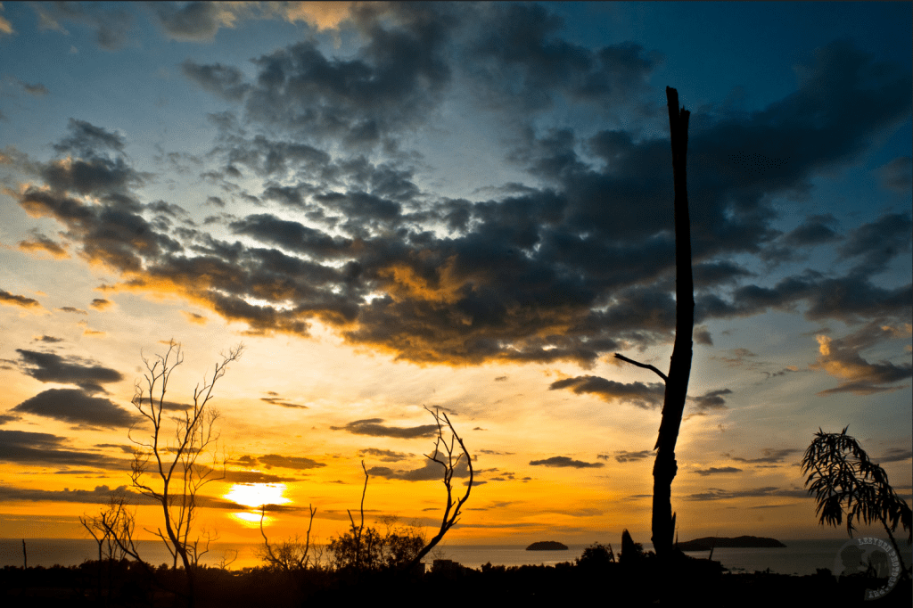 Sunset view of Bukit Kopungit, Sabah