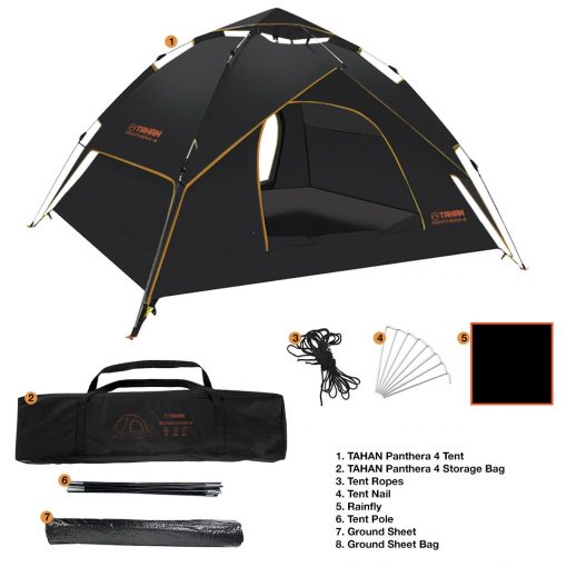 TAHAN Panthera 4 Automatic Tent, PTT Outdoor, TAHAN Panthera 4 Automatic Tent 8,