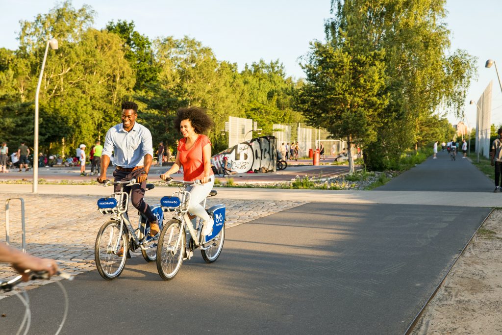 going on a bike ride