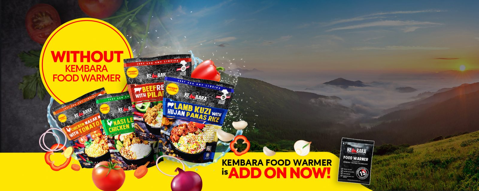 KEMBARA MEALS OUTDOOR MALAYSIA, PTT Outdoor, Kembara Meals New Banner,