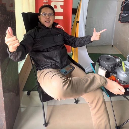 High Back UltraLight Camp Chair, PTT Outdoor, High Back Chair,