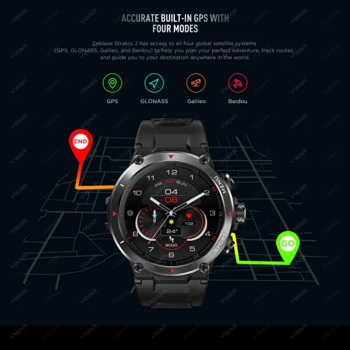 HM03 GPS Smartwatch, PTT Outdoor, 2nd image watch,