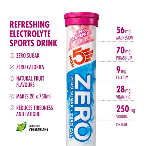 HIGH5 Zero Electrolyte Sports Drink, PTT Outdoor, HIGH5 Zero Pinkgrapefruit2,
