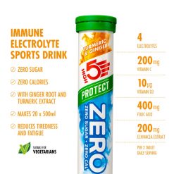 HIGH5 Zero Electrolyte Sports Drink, PTT Outdoor, HIGH5 Zero Protect Turmeric Ginger3,