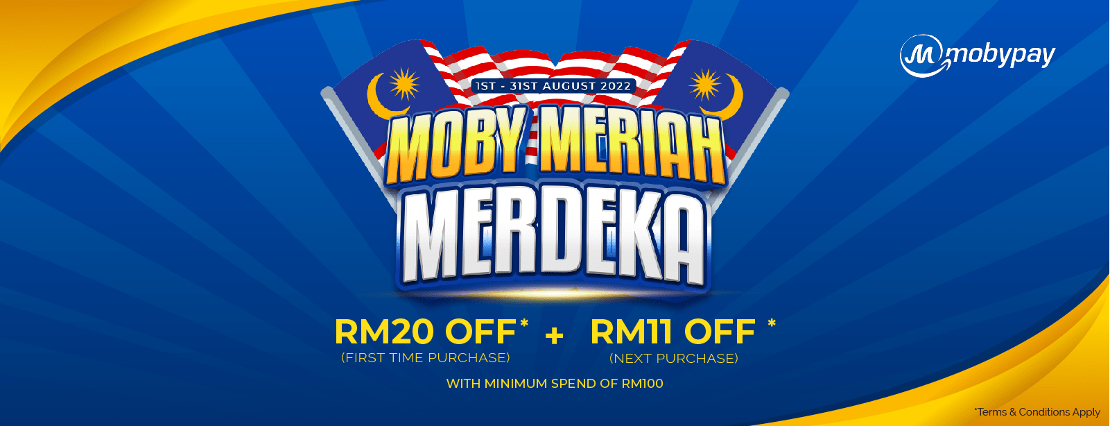 MobyPay x PTT Outdoor, PTT Outdoor, Moby meriah merdeka,