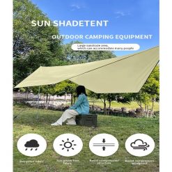 UPF50+ Sunshade Tarp 350cm x 290cm, PTT Outdoor, Sunshade 5,