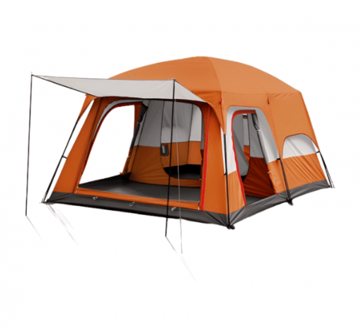 Cabin Tent with Mosquito Net for Big Family Bonding, PTT Outdoor, 1 1 white bg no shadow designify 2 1,