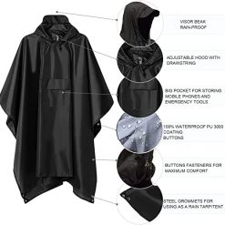 3-in-1 Hooded Rain Poncho, PTT Outdoor, 61BFgDNNC0L. AC UX569,