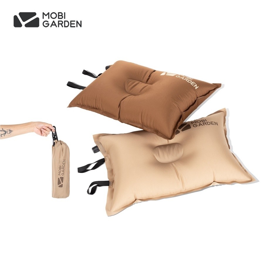 Top 3 Camping Pillows (2024) for Restful Sleep in Malaysia, PTT Outdoor, MOBI GARDEN Auto Inflatable Pillow 1,