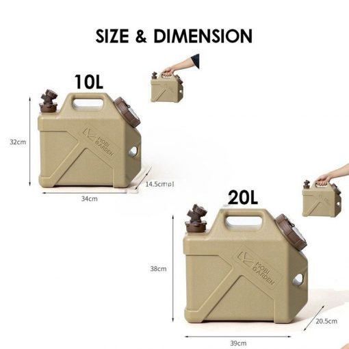MOBI GARDEN Camping Portable Water Tank Container, PTT Outdoor, MOBI GARDEN Camping Portable Water Tank Container 3,