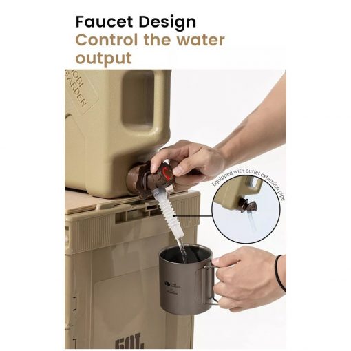MOBI GARDEN Camping Portable Water Tank Container, PTT Outdoor, MOBI GARDEN Camping Portable Water Tank Container 3,