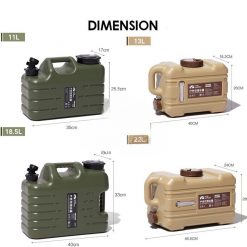 Finest Premium Outdoor Cycling Gear, PTT Outdoor, MOBI GARDEN Water Tank Container With Water Tap 10,