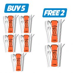 Hiking Main Category Page, PTT Outdoor, TAHAN 7 PCS Travel Utensils Set B5F2,