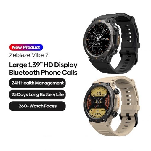 ZEBLAZE Vibe 7 Smartwatch, PTT Outdoor, ZEBLAZE Vibe 7 Smartwatch 4,